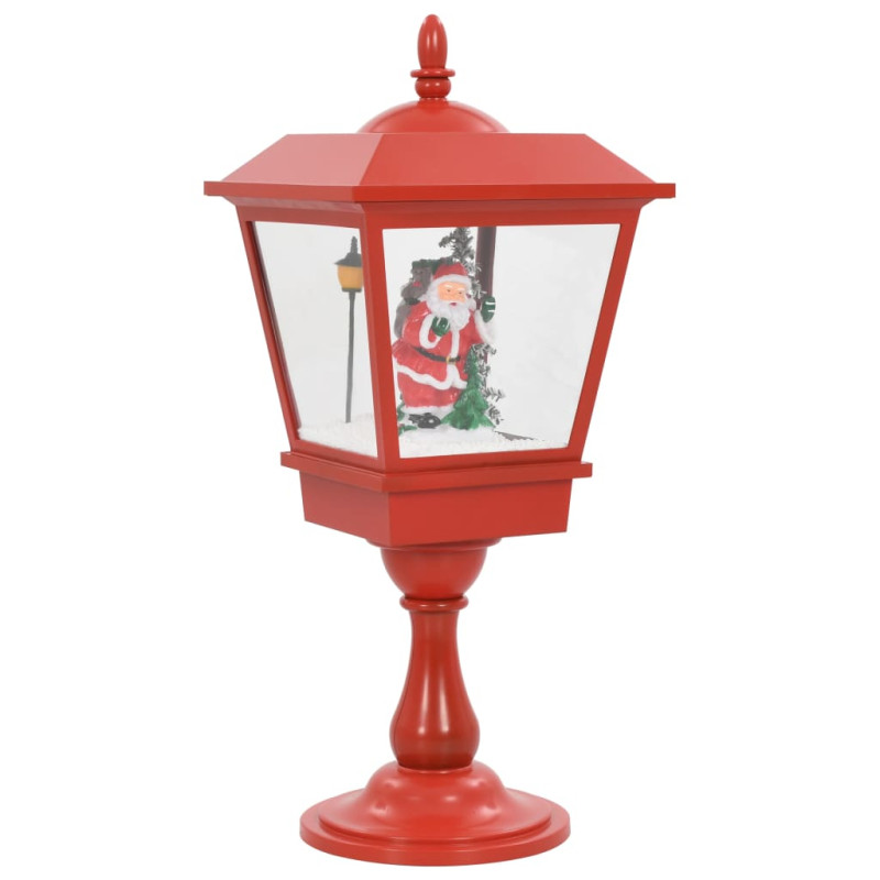 Lampe de piédestal de Noël avec Père Noël 64 cm LED