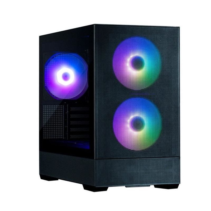 Boîtier PC Mini Tour sans alim - ZALMAN P30 AIR (Noir) - Micro ATX/Mini-ITX - 3x140mm A-RGB - Mesh - USB-C/3.0/HD Audio