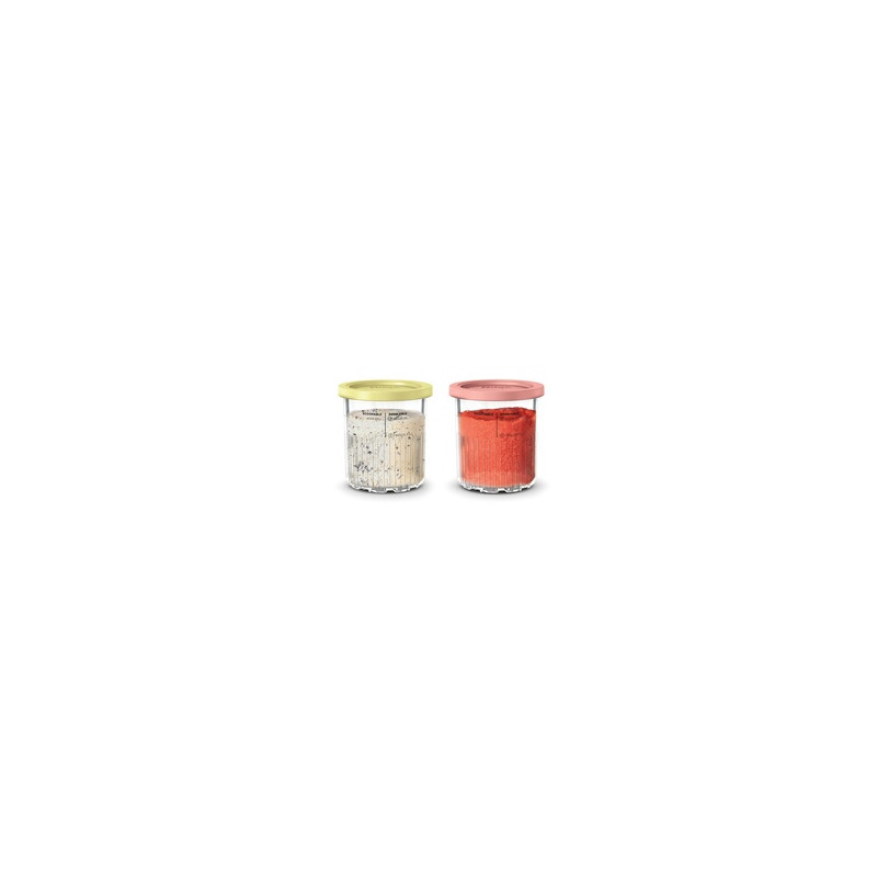 Accessoire de cuisine Ninja Lot de 2 pots compatibles avec CREAMI DELUXE NC501EU