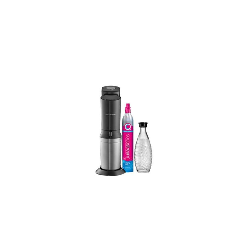 SodaStream Soda Maker Crystal 3 0 Promopack QC black Schwarz incl 3 Glasbottles (1016413490)