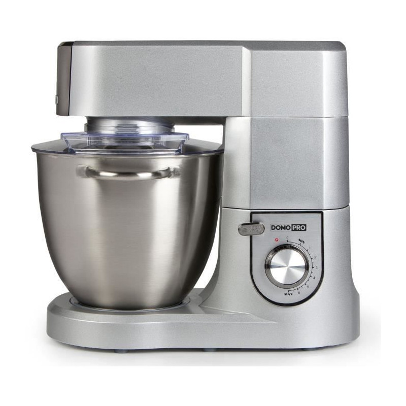 Robot de Cuisine - DOMO - DO9231KR - 1200 W - 6 L - 8 vitesses + Pulse - Gris