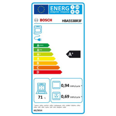 Bosch FOUR PYROLYSE ENCAST BOSCH HBA553BR3F