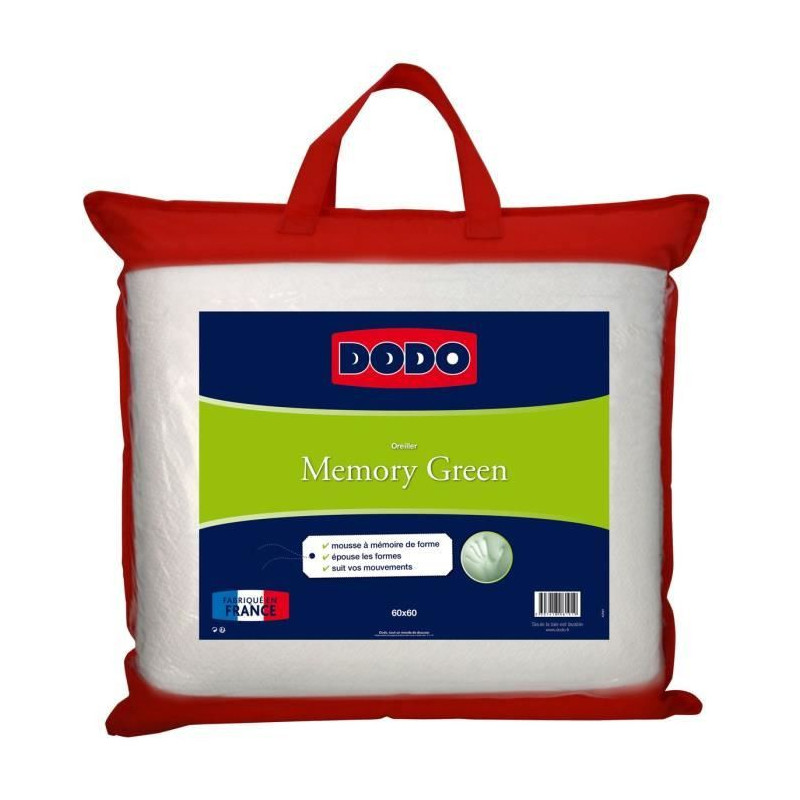 Acheter DODO Oreiller Vegetal - 100% polyester - 60x60 cm pas cher
