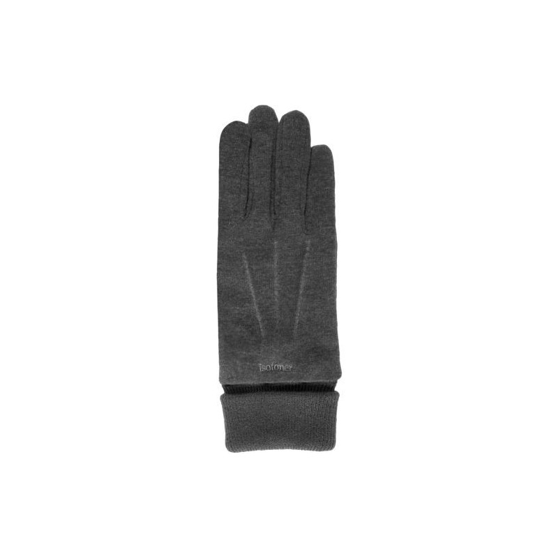 Gants Isotoner Tactiles Tissus Gris S M pour Homme