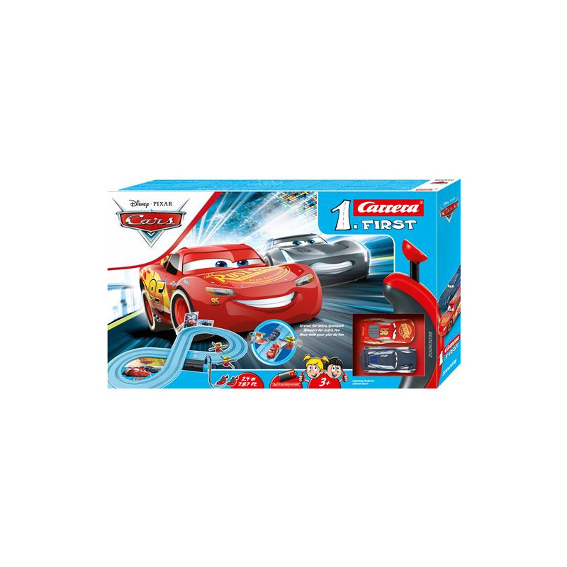 Circuit Carrera First Disney Cars avec piste et voitures