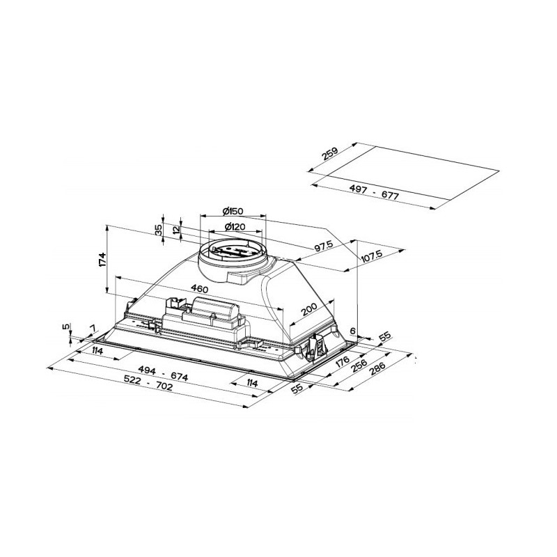 Groupe filtrant 390m³/h ROBLIN 52cm, 5961387