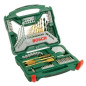 Coffret de percage et de vissage X-line 70 PCS - BOSCH