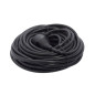 CHACON Prolongateur HO5VVF 3 x 1,5 mm2 20 m - Noir