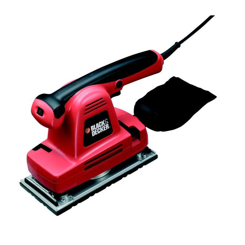 BLACK + DECKER Ponceuse vibrante 1/2 feuille 310W