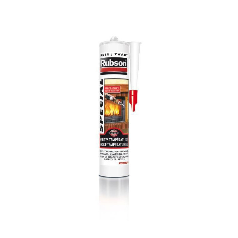 Mastic noir special hautes temperatures - 280ml - RUBSON