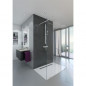 Saint-Gobain Paroi de douche en kit BALTIQUE CLAIRE - Verre Timeless 8 mm trempe - L.140 cm x H.198 cm