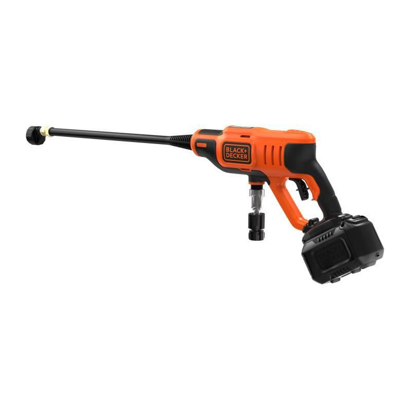 BLACK+DECKER BCPC18D1-QW Nettoyeur a pression 24 bars sans fil LITHIUM 18 V - 2 Ah