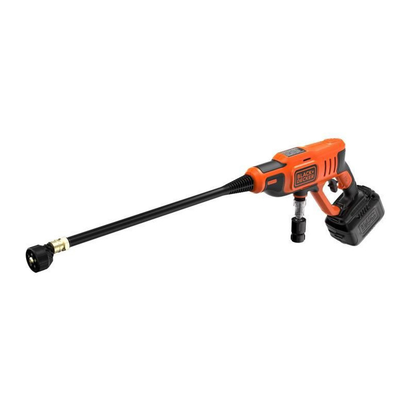 BLACK+DECKER BCPC18D1-QW Nettoyeur a pression 24 bars sans fil LITHIUM 18 V - 2 Ah