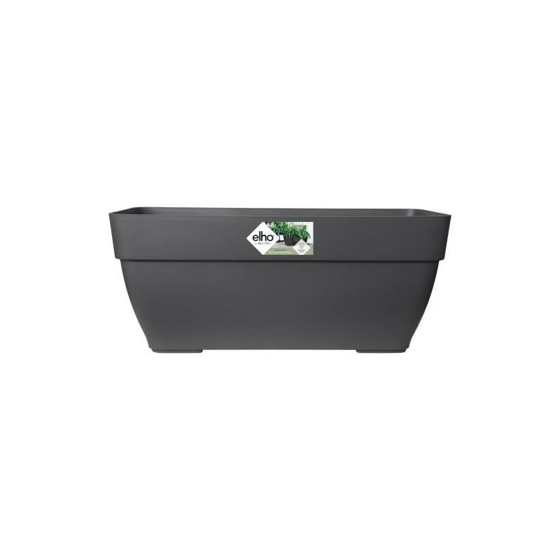 ELHO Bac a terrasse Vibia 80 - Gris anthracite - Exterieur - L 34,2 x W 77,4 x H 33,2 cm