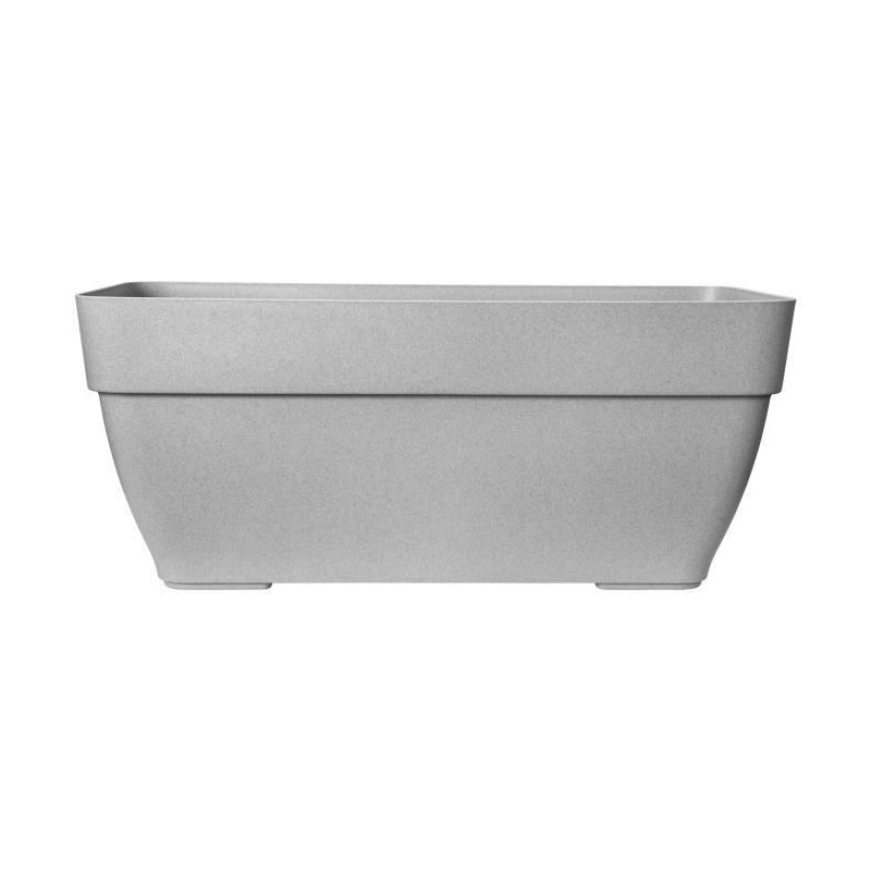 ELHO Bac a terrasse Vibia 80 - Gris beton vivant - Exterieur - L 34,2 x W 77,4 x H 33,2 cm