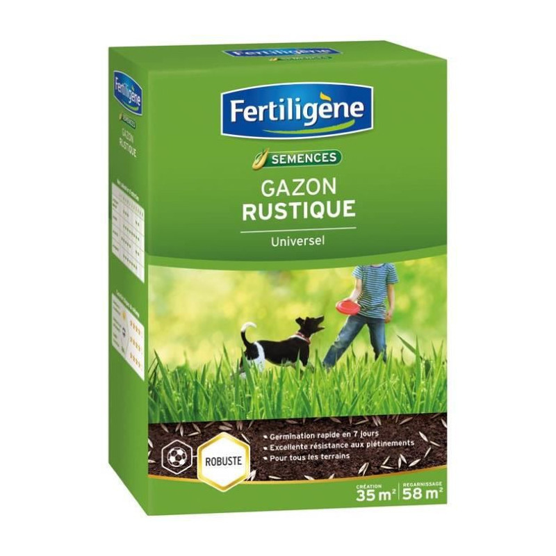 FERTILIGENE Gazon Rustique Universel - 875 g