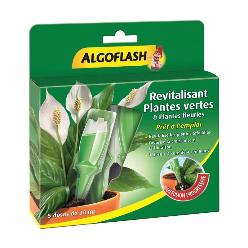 Monodose Revitalisante Plantes Vertes + Plantes Fleuries 30 mL - 5 doses