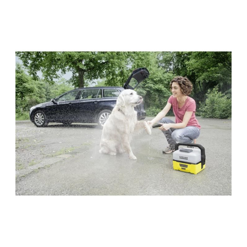 KARCHER Kit animaux - Accessoire associe au nettoyeur mobile OC3 - Une buse, une brosse et une serviette