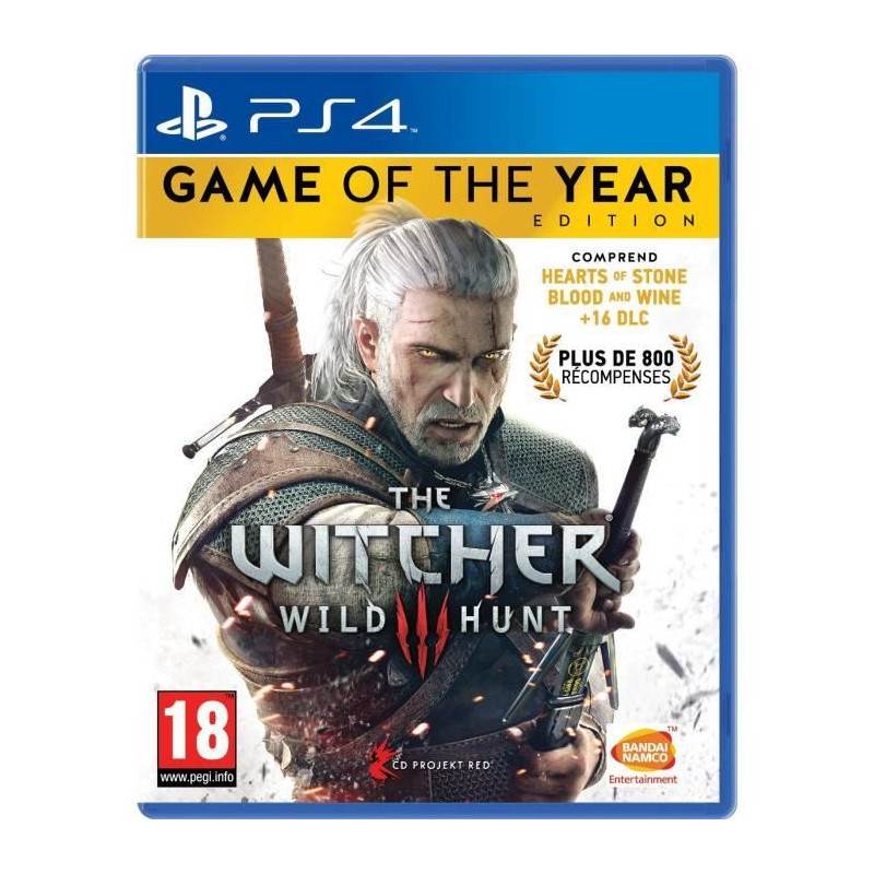 The Witcher 3 : Wild Hunt Goty Edition Jeu PS4