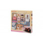 Playset Sylvanian Families 5449 Le set d ameublement cosy cottage et maman lapin chocolat