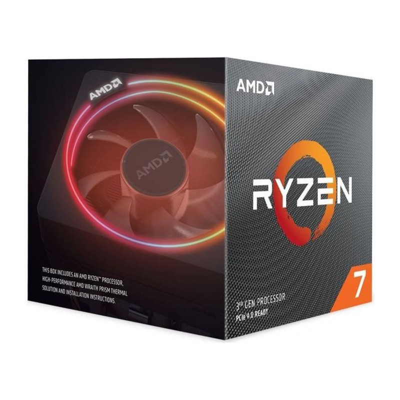 AMD Processeur Ryzen 7 3800X Wraith Prism cooler