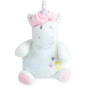 LICORNE Peluche bouillotte +/- 21 cm