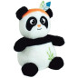 INDIAN PANDA Peluche bouillotte +/- 21 cm