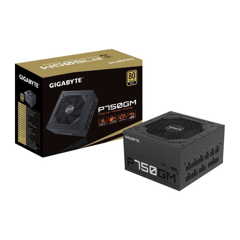 Alimentation GigaByte ATX 750W 80+Gold - P750GM