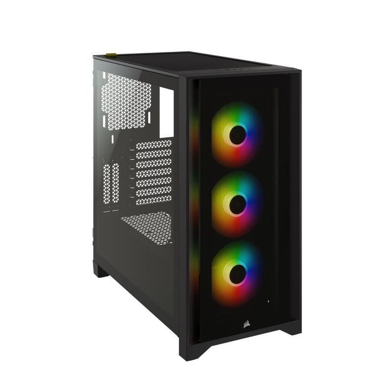 CORSAIR - Boitier Moyen Tour ATX iCUE 4000X RGB - Blanc