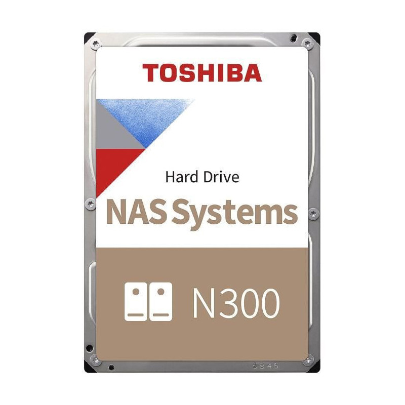 Disque Dur Interne - TOSHIBA - NAS N300 - 4To - 7200 tr/min - 3,5 HDWG440EZSTA