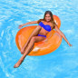 INTEX Fauteuil De Piscine Gonflable Adulte Glossy 137 x 122 Cm couleur aleatoire