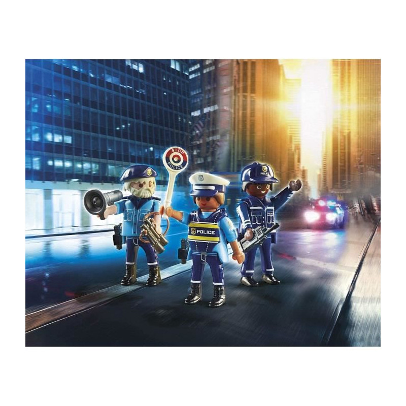 PLAYMOBIL - 70669 - Police Equipe de policiers