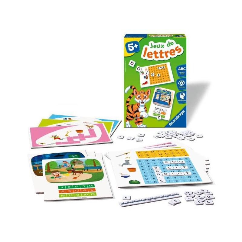 Jeux de lettres - Jeu educatif - Initation a la lecture - Ravensburger - Des 5 ans