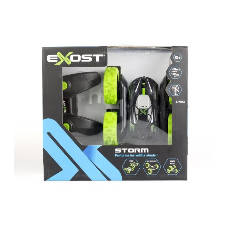 EXOST Voiture Telecommandee New Storm Bleue - Echelle 1:18