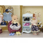 SYLVANIAN FAMILIES La valisette de mode et grande soeur chien caramel Pour Enfant - Le village