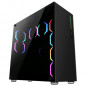 ABKONCORE BOITIER PC R780 Sync - retro eclairage RGB - Noir - Verre trempe - Format E-ATX ABKO-RMS-780-SYNC