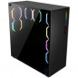 ABKONCORE BOITIER PC R780 Sync - retro eclairage RGB - Noir - Verre trempe - Format E-ATX ABKO-RMS-780-SYNC