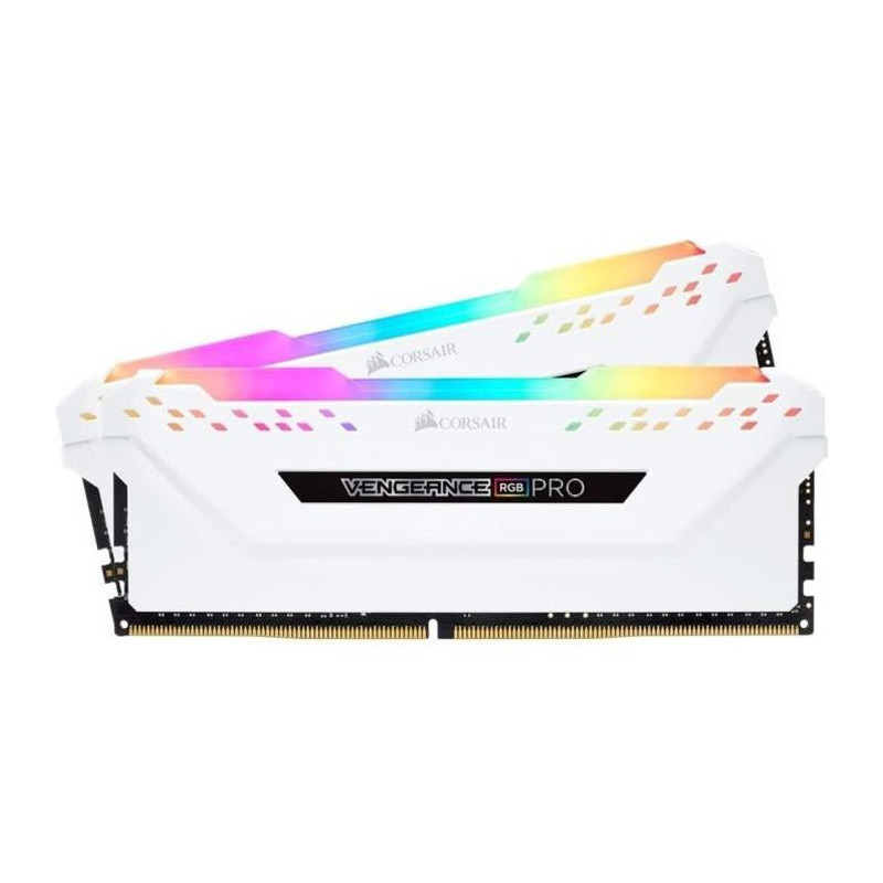 Corsair Vengeance RGB PRO Series 16 Go 2x 8 Go DDR4 3600 MHz CL18 - Kit Dual Channel 2 barrettes de RAM DDR4 PC4-28800 -