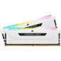 CORSAIR Memoire PC DDR4 - VENGEANCE RGB PRO 16Go 2x8Go - 3600Mhz - CAS 18 - White CMH16GX4M2D3600C18W