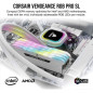 CORSAIR Memoire PC DDR4 - VENGEANCE RGB PRO 16Go 2x8Go - 3600Mhz - CAS 18 - White CMH16GX4M2D3600C18W