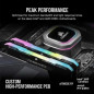 CORSAIR Memoire PC DDR4 -  VENGEANCE RGB PRO SL 32Go 2x16Go - 3600Mhz - CAS 18 - Black CMH32GX4M2D3600C18