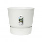 ELHO Pot de fleurs rond Greenville 30 - Exterieur - O 29,5 x H 27,8 cm - Blanc