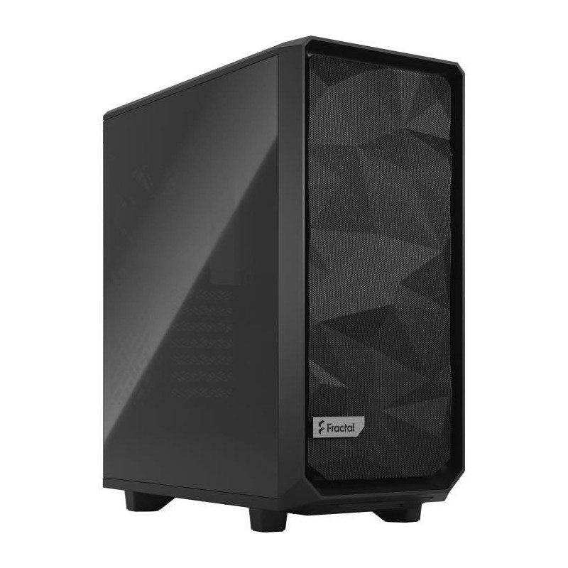 FRACTAL DESIGN - Boitier PC Meshify 2 Compact Noir Panneau Verre Trempe Teinte Foncee