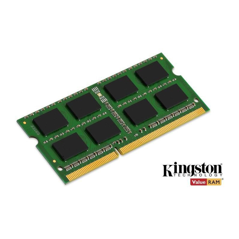 KINGSTON - Memoire PC Portable ValueRAM SO-DIMM DDR3 - 8Go 1x8Go - 1600MHz - CAS11 KVR16LS11/8