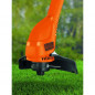 BLACK+DECKER Coupe-bordures electrique 25cm 300W GL310