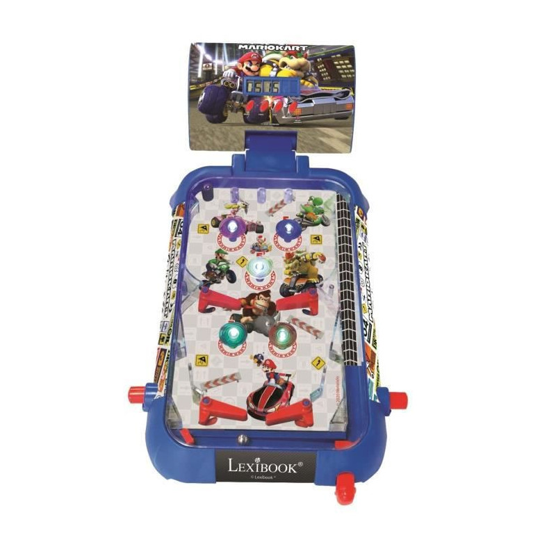 MARIO KART Flipper electronique avec effets lumineux et sonores - LEXIBOOK