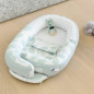 BABYMOOV Reducteur de lit doomoo Cocoon Leaves Aqua Green