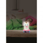 Reveil Veilleuse Lumineuse Chat en 3D et effets sonores