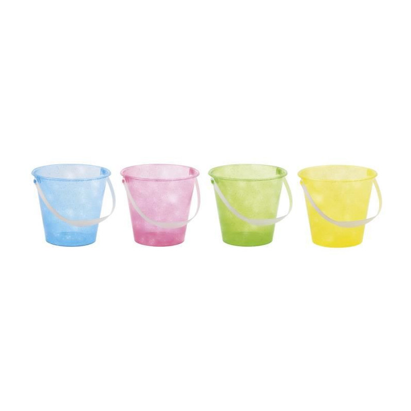 ECOIFFIER SUMMER Seau Paillete 17 cm - Modele aleatoire