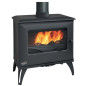 Poêle à Bois-LE CUBE-6,5 kW-Peint anthracite  GODIN - 388117